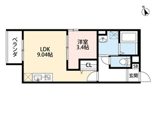 プレミアハイツ浅香山の物件間取画像